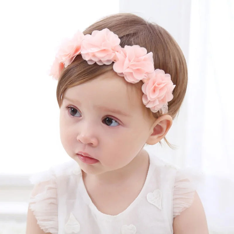 Baby Headband Flower Girls Bows Toddler Hair Bands for Baby Girls Kids Headbands Turban Newborn Haarband Baby Hair Accessories